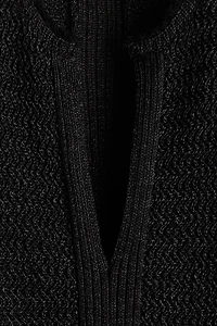 Raffia-look Kaftan Dress