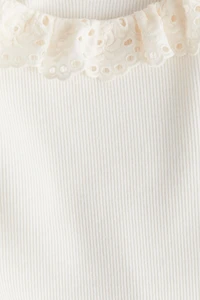 Ruffle-Collar Top