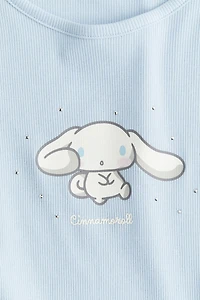 Haut en coton avec motif imprimé