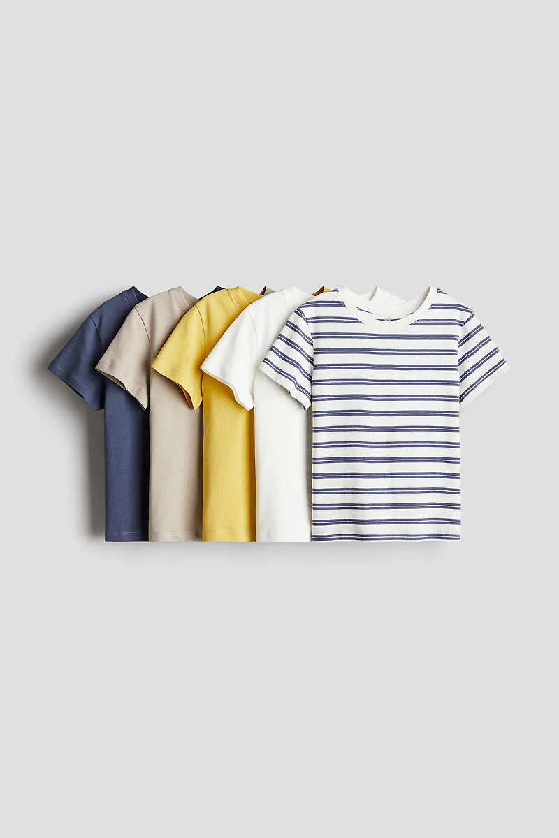 Lot de 5 T-shirts en coton