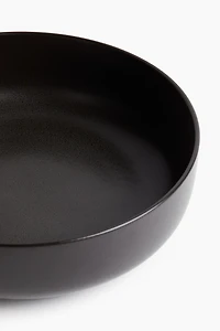 Reactive-Glaze Stoneware Serving Bowl