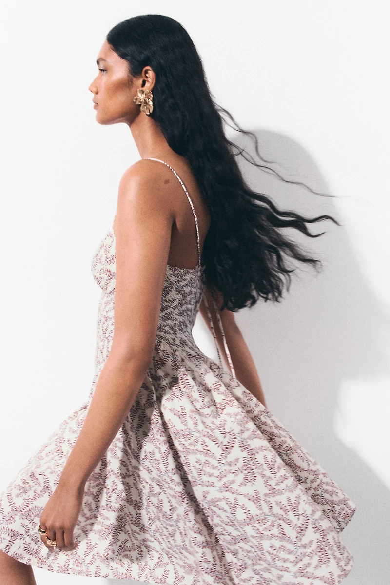 Smocked Strappy Dress