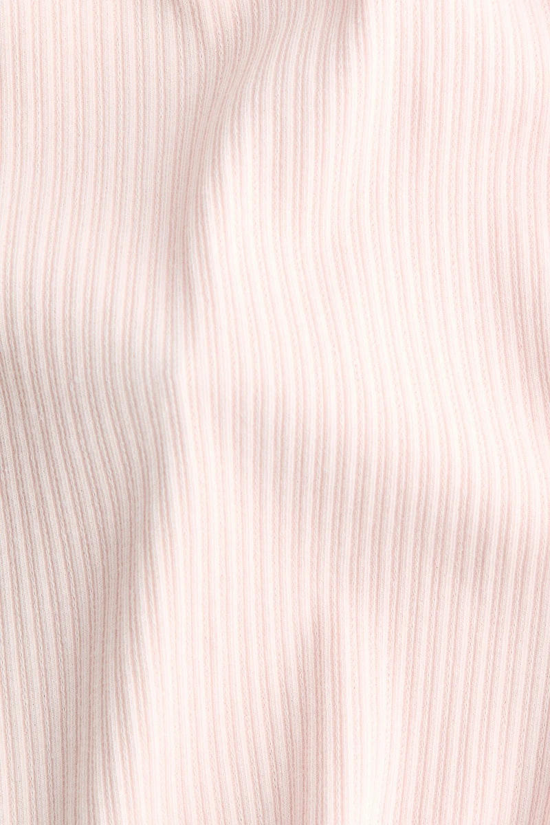 Pointelle Jersey T-Shirt