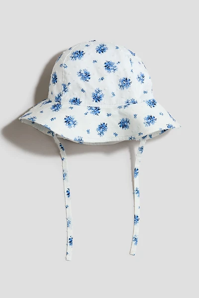 Chapeau de soleil avec imprimé fleuri
