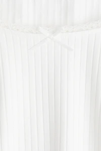 Haut en jersey côtelé