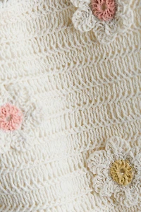 Appliquéd Cotton Blouse