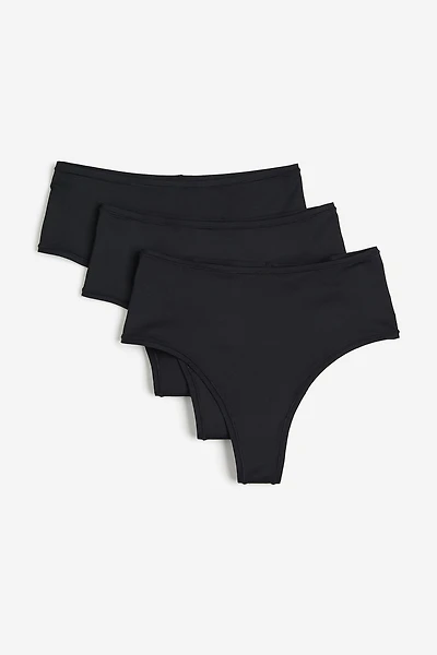 3-pack Microfiber Brazilian Briefs