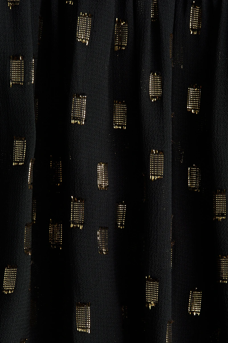 Blouse en tissu jacquard