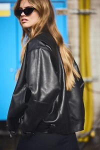 Oversized Biker Jacket