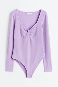 Ribbed Jersey Bodysuit