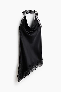 Satin Halterneck Dress