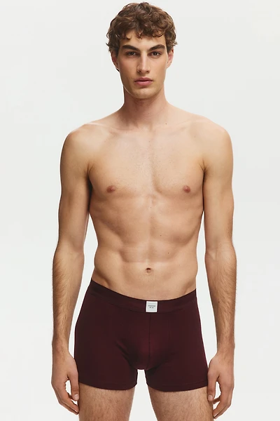 3-Pack Ribbed Short Boxer Briefs