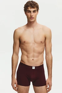 3-Pack Ribbed Short Boxer Briefs