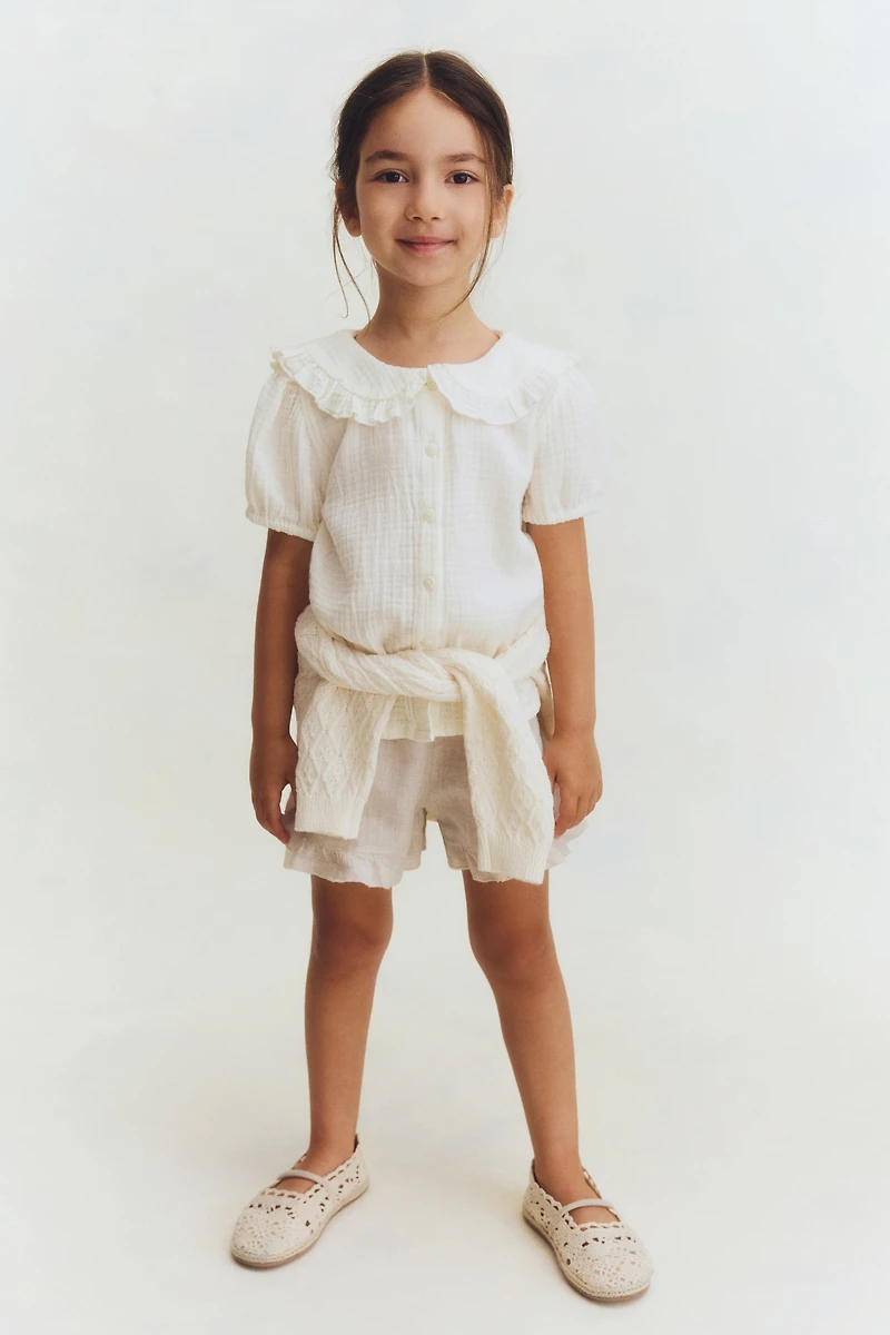 Cotton Muslin Blouse