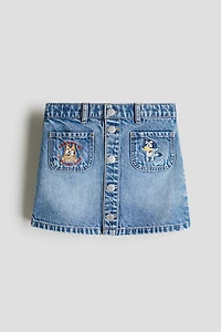 A-Line Denim Skirt