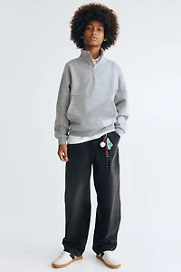 Wide-Leg Regular Jeans