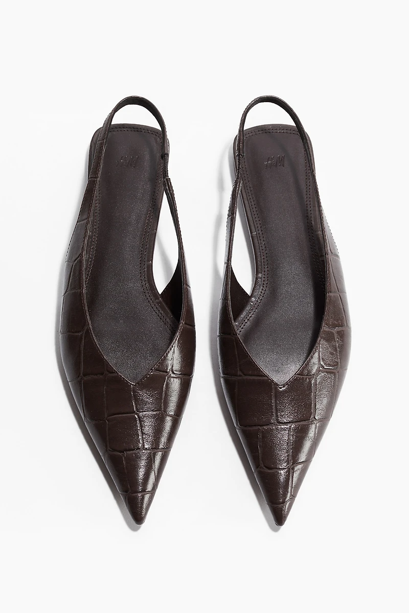 Pointed Slingbacks