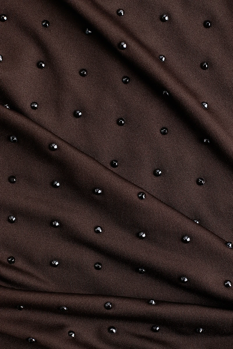 Pantalon en jersey orné de strass