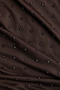 Pantalon en jersey orné de strass