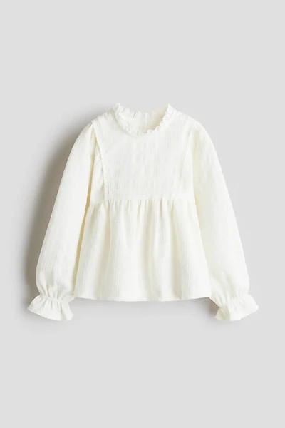 Textured Jersey Blouse