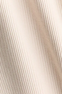 Rib-Knit Boat-Neck Top
