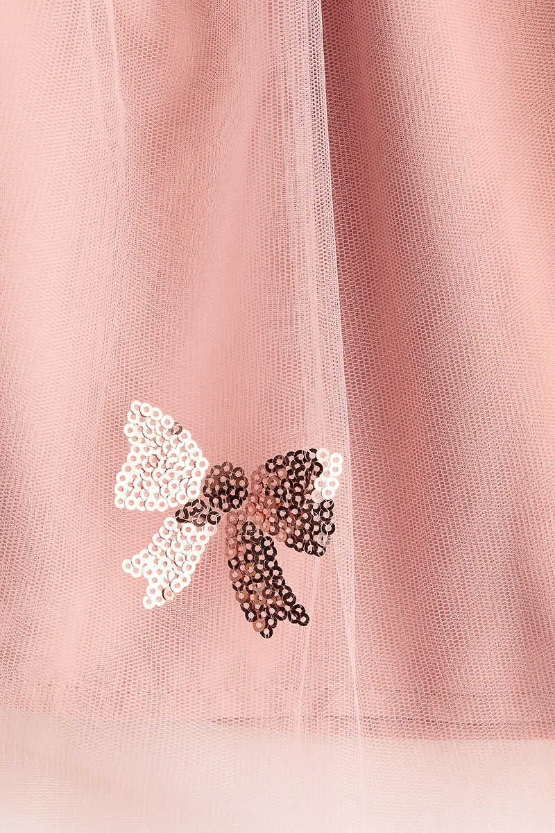 Sequin-Detail Tulle Skirt