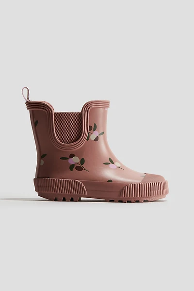 Bottes en caoutchouc doublées de polar