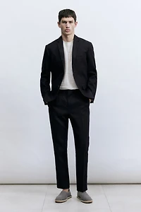 Slim-Fit Linen Jacket