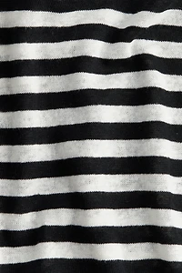 Robe midi en lin mélangé