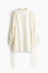 Robe en lin mélangé