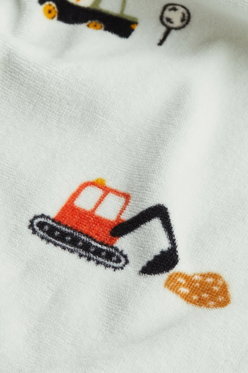 Serviette de bain à motif