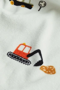 Serviette de bain à motif