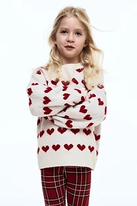 Jacquard-Knit Sweater