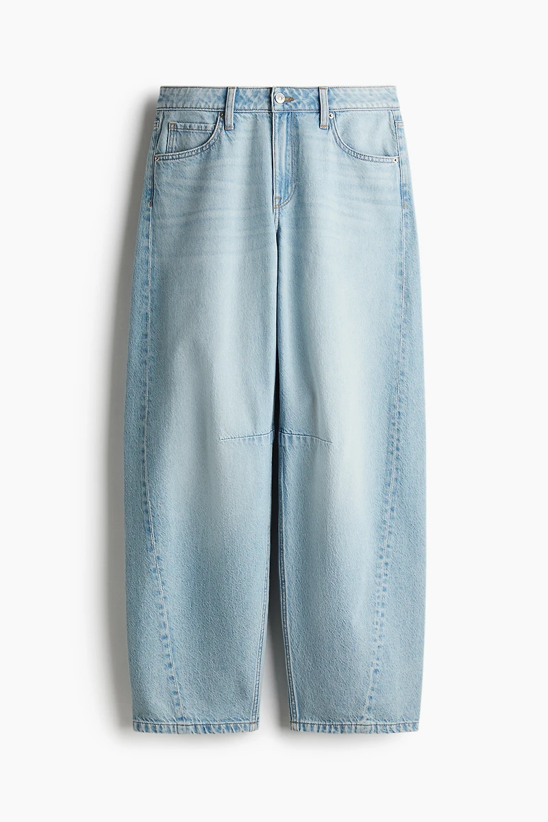 Jean coupe tonneau régulière