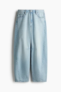 Jean coupe tonneau régulière