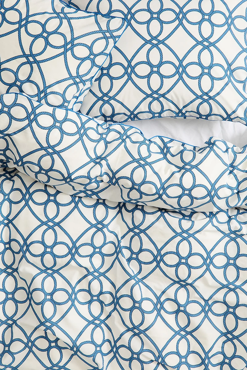 Patterned King/Queen Duvet Cover Set