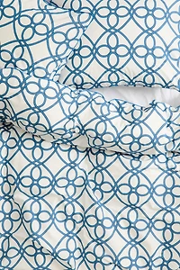 Patterned King/Queen Duvet Cover Set