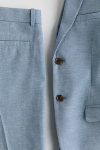 Linen-Blend Suit