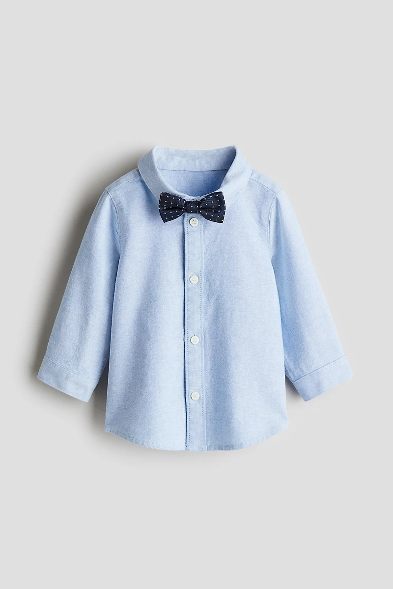 2-Piece Shirt and Bow-Tie Set