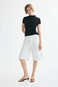 Stand-Up Collar Ponte Top