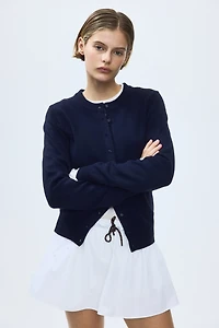 Textured-Knit Cardigan