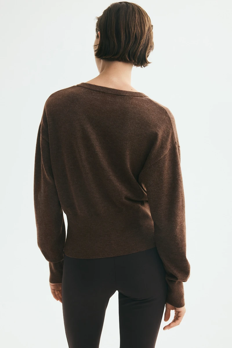Fine-Knit Cardigan