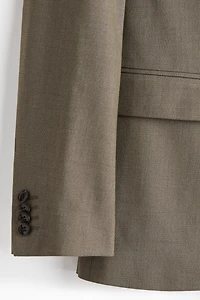 Slim-Fit Single-Breasted Jacket