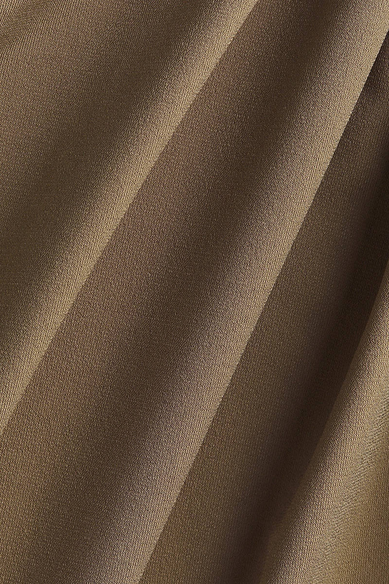 MAMA Draped One-Shoulder Top