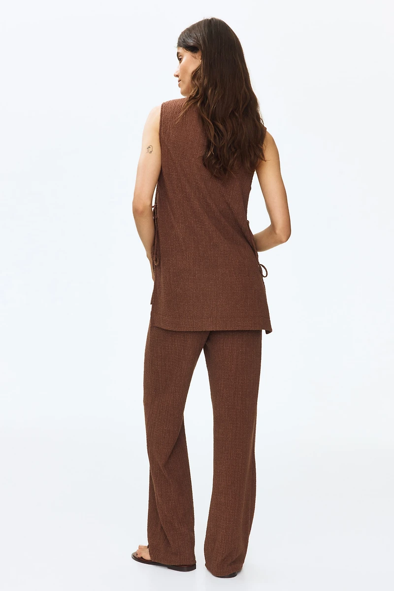 MAMA 2-Piece Crinkled Jersey Set