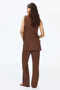 MAMA 2-Piece Crinkled Jersey Set