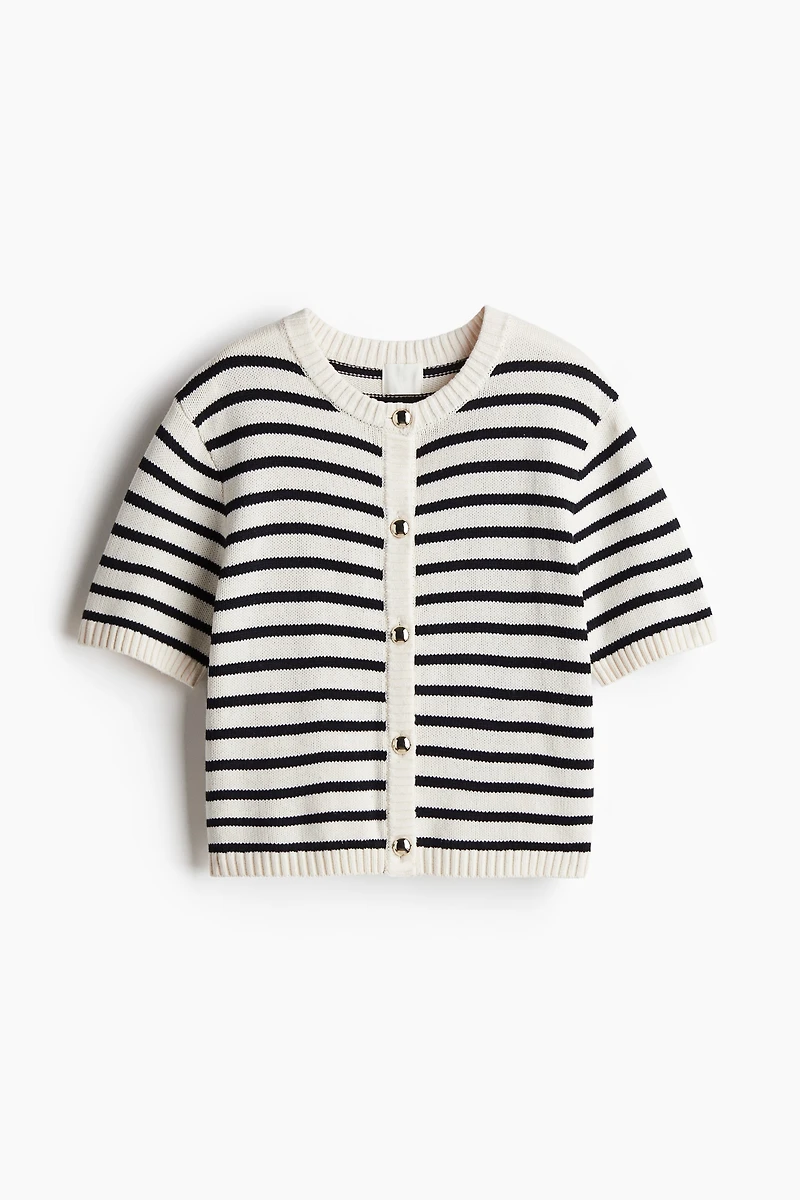 Short-Sleeved Cardigan