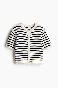 Short-Sleeved Cardigan