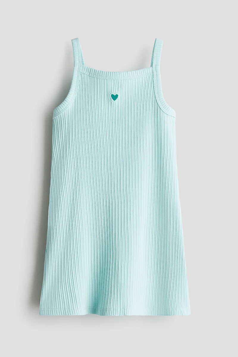 Ribbed Sleeveless Dress