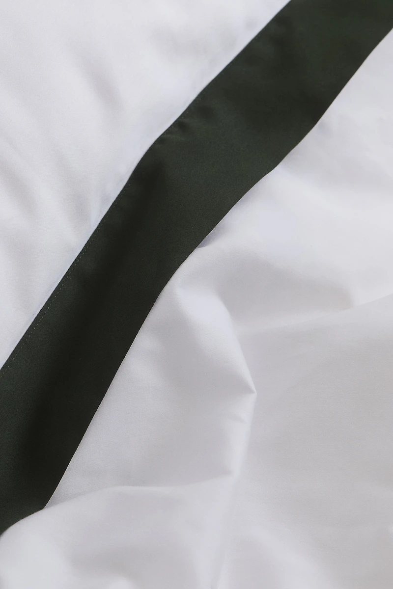 Cotton Sateen Twin Duvet Cover Set